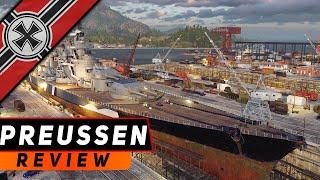 ЛИНКОР PREUSSEN! ОБЯЗАТЕЛЕН К ПРОКАЧКЕ! WORLD OF WARSHIPS