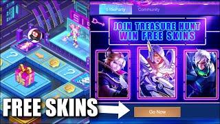 JOIN TREASURE HUNT AND WIN FREE SKINS