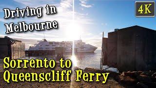 Driving In Melbourne Australia - Sorrento to Queenscliff by Searoad Ferry with Dolphins!