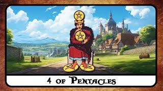 4 of Pentacles Tarot Card Meaning  Reversed, Secrets, History 