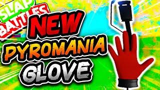 New PYROMANIA Glove  & NEW DEFENSE MASTERY!!🟦 - Slap Battles Roblox