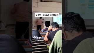 VIT Vellore Classroom | Morning schedule | VIT | #shorts