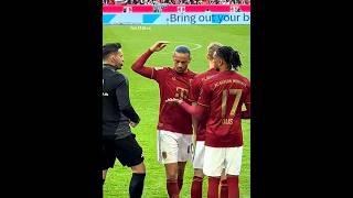 Angry moments after subbed off #football #soccer #substitution