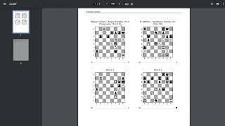 pgn2pdf.com a simple and free tool to convert chess PGN into a beautiful PDF in seconds