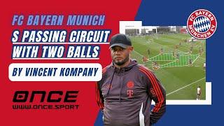 S Passing Circuit with Two Balls | FC Bayern Munich by Vincent Kompany