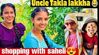 Takla lakkha&Duba_Duba ki acting|Shopping with saheli️|Miss.Hosiyar|