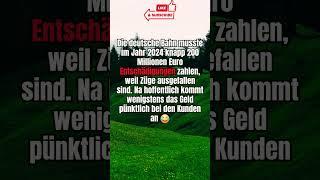 Deutsche Bahn zahlt Entschädigungen #shorts #shortsfeed #shortvideo #afd #politik #deutsch #bahn