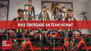 Bike Übergabe an das Team Heimat