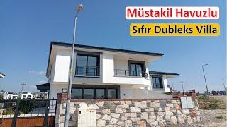 --SATILDI--Didimde Satılık/Didim Müstakil Havuzlu 3+1 Satılık Dubleks Villa/Didim Satılık Evler