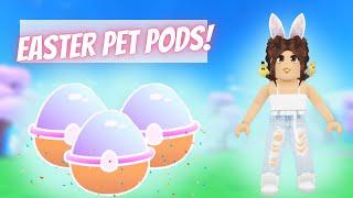 Opening 10 *New* Easter Pet Pods in Roblox Overlook Bay!