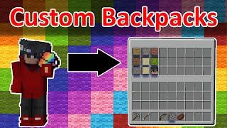 How to make Custom Backpacks | Mcreator Tutorial