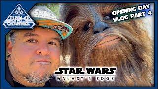 Star Wars Galaxy's Edge Opening Day Vlog Part 4 Smugglers Run!