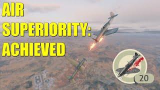 AIR SUPERIORITY: ACHIEVED | Enlisted Plane Gameplay