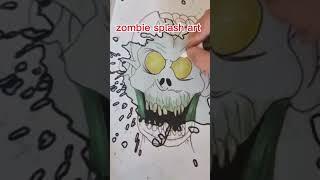 Zombie splash art #splashart #art #shorts