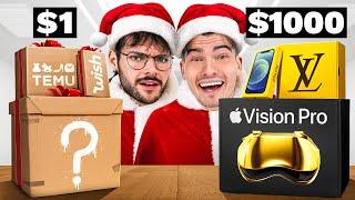 $1 vs $1000 Christmas Mystery Boxes!