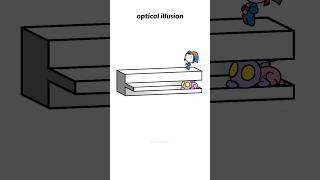 How is this possible?3D Trick ArtOptical Illusion Animation part 2 by Pomni＆Jax#3d #shrots