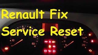 Renault Kangoo Service Reset /Glow plugs flashing /Renault Service Reset / Renault Service Reset Fix