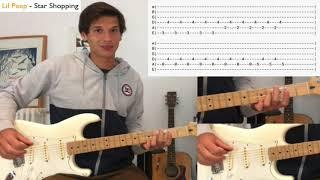 STAR SHOPPING (Lil Peep) Guitar Tutorial in 2 Minutes !