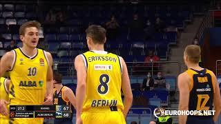 Khimki Moscow Region - ALBA Berlin 81-100: Marcus Eriksson (career-high 36 points on 10/13 3PT)