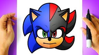 How to DRAW SONIC and SHADOW - Sonic 2 Movie