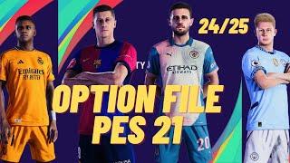 PES 2021 | Next Season Patch 2024-UPDATE OPTION FILE 2025 PS4 PS5  DOWNLOAD and INSTALLATION