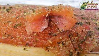 This is how you need to salt salmon with lemon, Lightly salted salmon with lemon, correct recipe #2