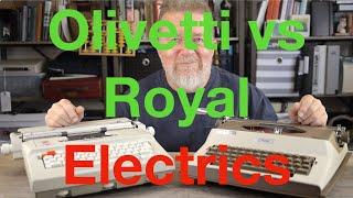 Olivetti vs Royal Electric Typewriters