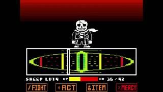 Every genocide disbelief  サンズ戦[undertale ファンゲーム]