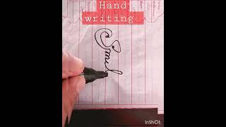 How to write a Smile in cursive style #handwriting #shorts #youtubeshorts #smile #youtube #viral