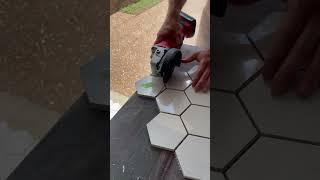 Easiest way to tile a shower floor #tile #shower #bathroom #diy #remodel #construction