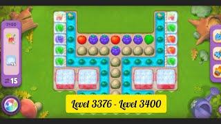 Gardenscapes ( Level 3376 - Level 3400 ) - All Puzzles - Gameplay PART - 191