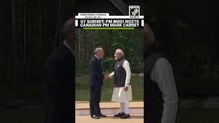 PM Modi meets Canada’s PM Mark Carney as he arrives to attend G7 Summit 2025