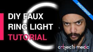 DIY Faux Ring Light tutorial - Arbjects Media - Photoshop