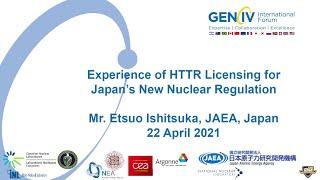 Webinar 52: Experience of HTTR licensing for Japan's New Nuclear Regulation