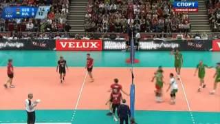 Play of the match. Nikolay Penchev - 360 degrees reception and attack