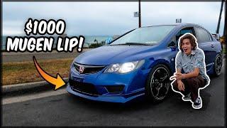 I finally put my $1000 lip on the FD2 Civic (MUGEN)