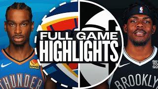 THUNDER at NETS | FULL GAME HIGHLIGHTS | February 26, 2025