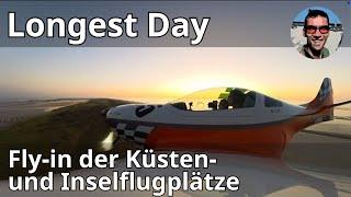 Longest Day Fly-in der Küstenflugplätze mit VL3 und Blackwing - Landung bis 22:55 Uhr auf Juist