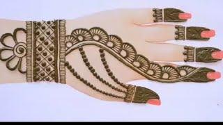 mahandi design  easy and simple easy top Arabic mehndi design-weddingDulhan special