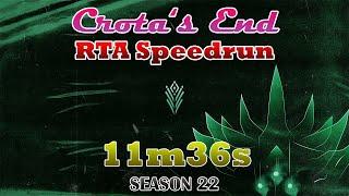 Crota's End: RTA Speedrun [11:36] (S22)