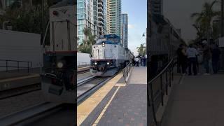 Dash 8 503 on 580 makes its arrival into Santa Fe Depot