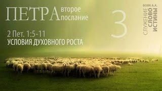 2-е Петра 1:5-11. Условия духовного роста | Андрей Вовк | Слово Истины