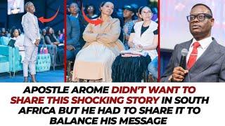 APST AROME DIDN'T WANT TO SHARE THIS STORY IN SA BUT HE HAD TO SHARE IT TO BALANCE HIS MESSAGE