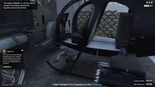 Grand Theft Auto V Online - Crushed by own Helicopter