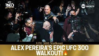 Alex Pereira with the coldest walkout at #UFC300  | Alex Pereira vs. Jamahal Hill 