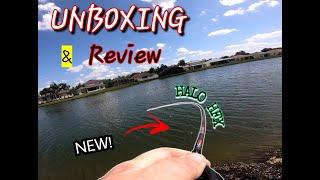 HALO RODS  HFX  Unboxing ( BIG BASS CAUGHT! )