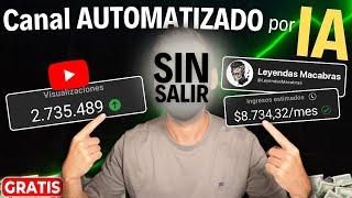 Creo un canal de YouTube Automatizado MONETIZABLE con IA GRATIS  Guía Completa FÁCIL