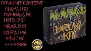 Download Amapiano Drum Kit 2021 | Free Amapiano Sample 2021 + Midi & Loops