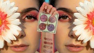 PIXI BEAUTY GLITTER-Y EYE QUAD DEMO + REVIEW | QUEENSHIRIN