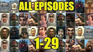 Skibidi Toilet 1-29 All Episodes and All Seasons @DaFuqBoom